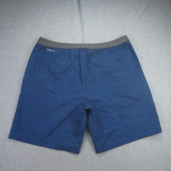 Columbia Shorts Mens XL Blue Heathered Water Swim Athletic Outdoor Board - Picture 2 of 13